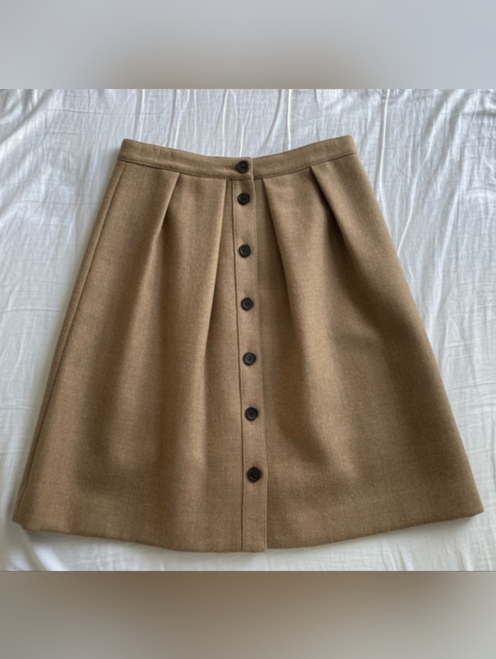 🐪 J. Crew Vintage A-Line Flair Wool Skirt